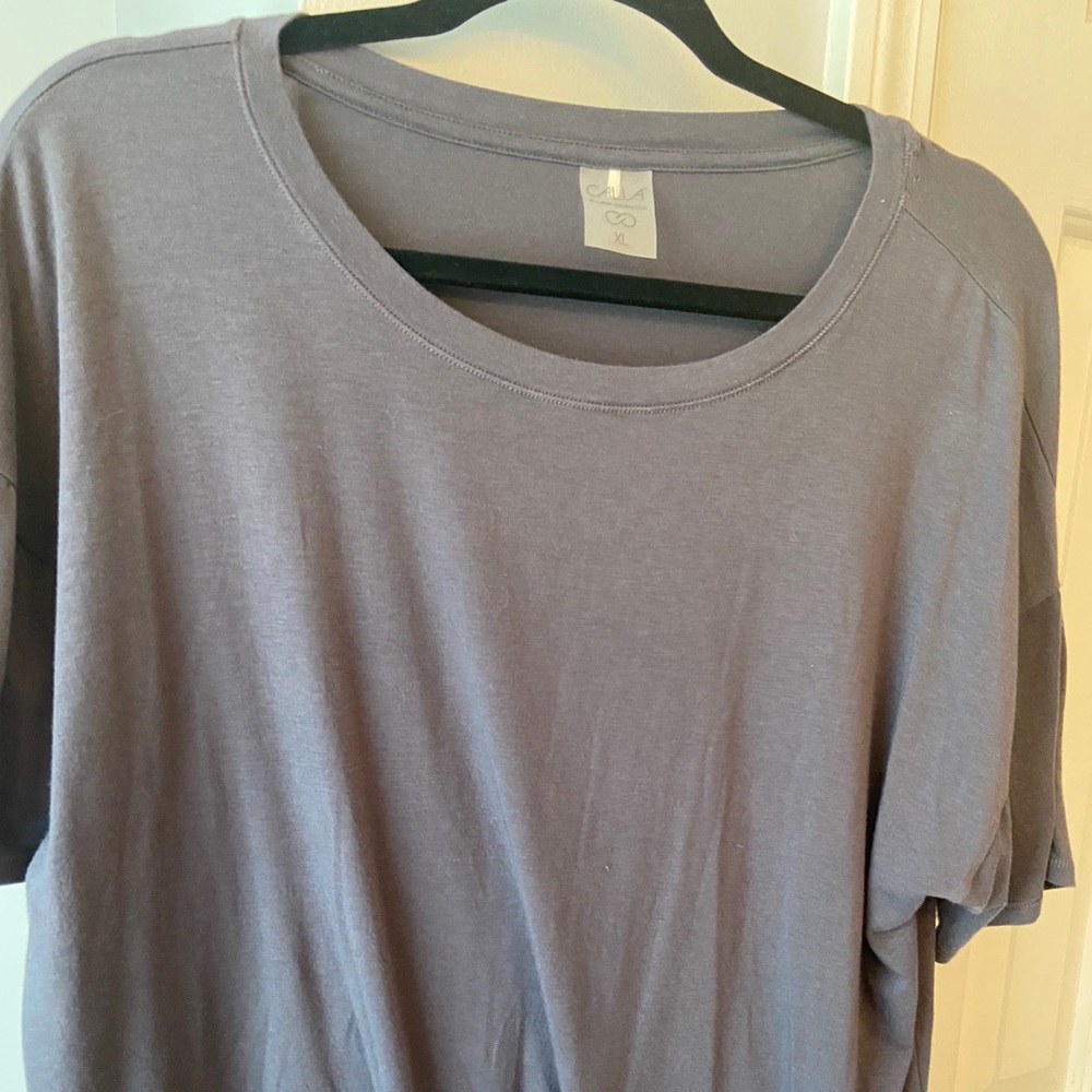 CALIA grey cotton shirt- XL